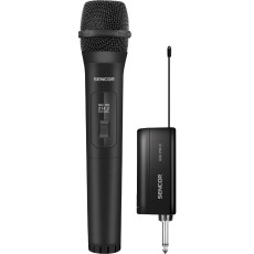 Wireless Microphone Sencor SSS WM10 with 6.3mm Jack Bluetooth Receiver and Range up to 20m