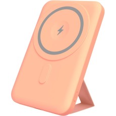 Power Bank Yenkee YPB 501 5000mAh 15W 3A MagSafe Wireless Charging and 1xUSB-C PD20W Port, LED Battery Indicator Orange