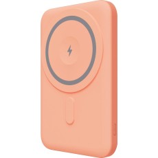 Power Bank Yenkee YPB 501 5000mAh 15W 3A MagSafe Wireless Charging and 1xUSB-C PD20W Port, LED Battery Indicator Orange