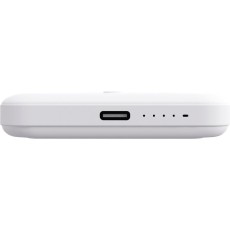 Power Bank Yenkee YPB 501 5000mAh 15W 3A MagSafe Wireless Charging and 1xUSB-C PD20W Port, LED Battery Indicator White