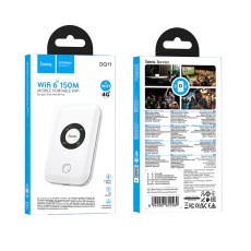 Portable WiFi Router Hoco DQ11 4G Wifi6 150Mbps 2.4GHz White