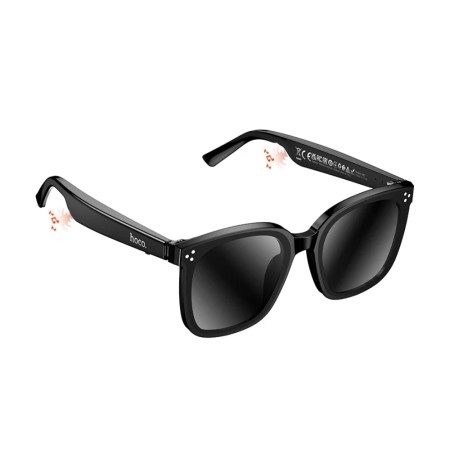 Bluetooth Hands Free Sunglasses Hoco DI87 v.5.3 with Air-Conduction Speakers, Microphone, Touch Controls and up to 6 Hours of Playtime