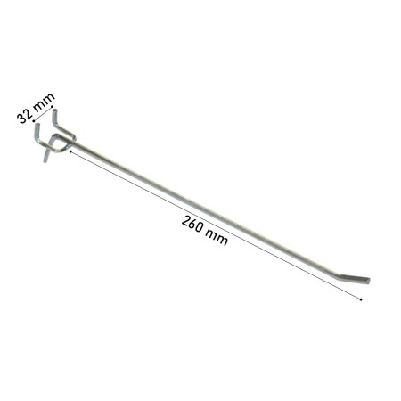Hook 26cm Metal for Display Stand