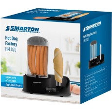 Hot Dog Maker 2 in 1 Smarton HM 020 350W Steam Baked Sausages and Bread Heating with Egg Cooker Attatchment
