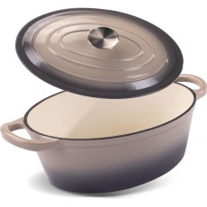 Oval Enamel Pot 28x11.2cm 3.5lt Lamart IRON LT1305