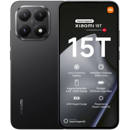 Xiaomi 15T 5G Dual Sim 6.83" 12GB/512GB NFC IP68 Black
