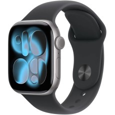 Apple Watch Series 11 (2025) Aluminum 42mm GPS eSim NFC IP6X  Aluminum Case Space Grey with Sport Band Black MEQW4WF/A