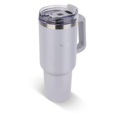 Stainless Steel & Plastic Thermos Cup 1.2L HUGE Lamart LT4086 White Grey