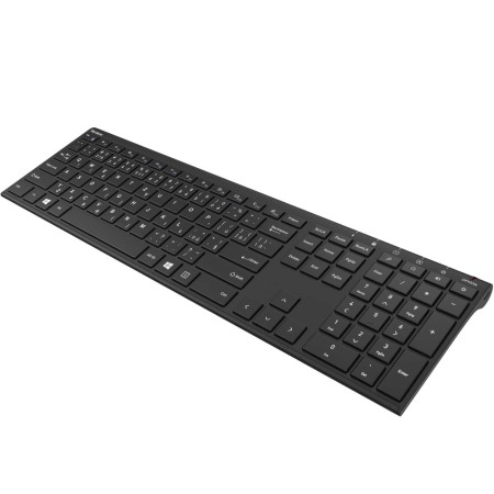 Yenkee YKB 2000CS Wireless Slim Keyboard with Low Profile Silent Keys and Auto Sleep Function Black