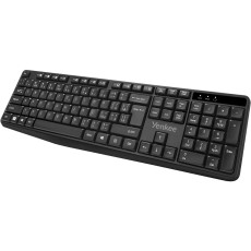 Yenkee YKB 2020CS Wireless Keyboard with Low Profile Silent Keys and LED Battery Indicator Black