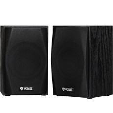 Yenkee YSP 2010BK 2.0 Stereo Speakers 5W USB-A Powered with Wooden Case Black
