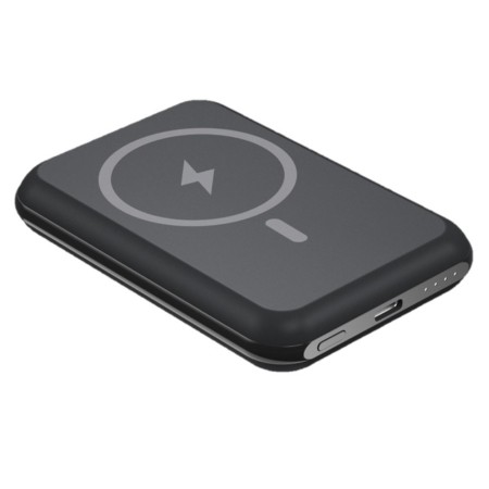 Power Bank Energizer QM5000 5000mAh 15W Fast Charge with 1xUSB-C and Wireless Charging 15W LED Battery Display Black