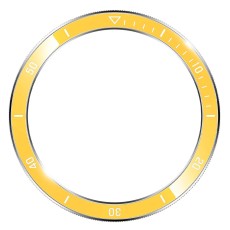 Watch Bezel for Xiaomi Watch S3 / S4 Stainless Steel Yellow