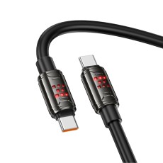Cable Hoco U143 Joy USB-C to USB-C 240W PD3.1 Fast Charging 5A Black 1.2m
