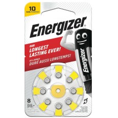 Hearing Aid Batteries Energizer Size 10 1.45V  Pcs. 8