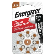 Hearing Aid Batteries Energizer Size 312 1.45V  Pcs. 8