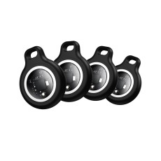 Smart Tag Hoco E91 Tiger for iOS Compatible with Apple Find My Tracker White (4 Pack)