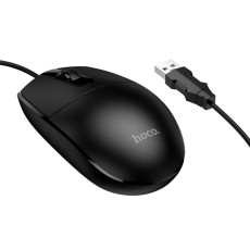 Wired Business Mouse Hoco GM50 League with 3 Buttons DPI 1000 Black