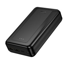 Power Bank Hoco J165A 20000mAh 2xUSB-A 1xUSB-C 1xMicro USB 5V/2A and LED Battery Indicator Black