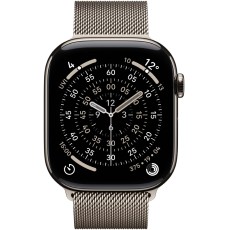 Apple Watch Series 11 5G (2025) Aluminum 46mm GPS eSIM NFC IP6X Aluminum Case Natural with Natural Milanese Loop
