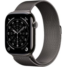 Apple Watch Series 11 5G (2025) Aluminum 46mm GPS eSIM NFC IP6X Aluminum Case Slate with Slate Milanese Loop
