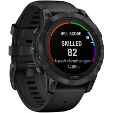 Smartwatch Garmin Fenix 7 Pro Solar Stainless Steel 47mm GPS 10 ATM Slate Grey with Black Band