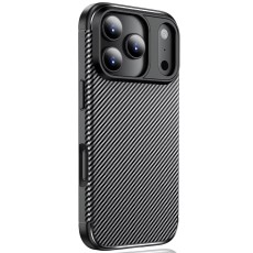 Case Ancus AutoFocus Carbon Fiber για Apple iPhone 17 Pro Black