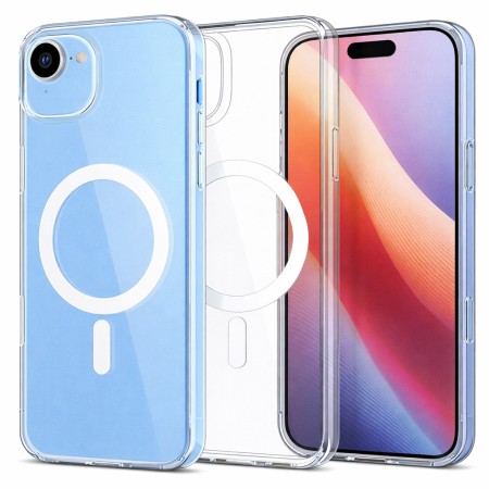 Case TPU Ancus Magnetic Ring για Apple iPhone 17 Air  Transparent