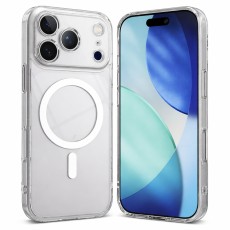 Case TPU Ancus Magnetic Ring για Apple iPhone 17 Pro Max Transparent
