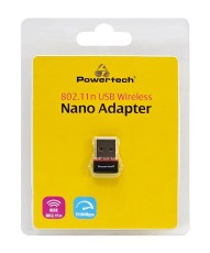 POWERTECH ασύρματος USB αντάπτορας δικτύου PT-1384, 150Mbps WiFi
