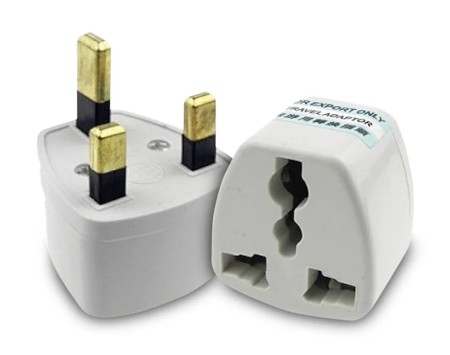 POWERTECH αντάπτορας ρεύματος από UK σε universal PT-368, 13A, copper, λευκός