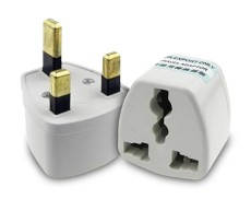 POWERTECH αντάπτορας ρεύματος από UK σε universal PT-368, 13A, copper, λευκός