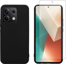 Vivid Set Matte Case Black + Tempered Glass Redmi Note 13 Pro 5G/Poco X6 5G