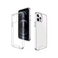 Hybrid Crystal case for iPhone 14 Pro 6,1" transparent big hole