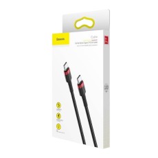 Baseus cable Cafule PD USB-C - USB-C 1,0 m red-black 60W