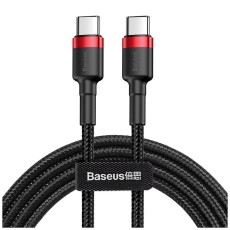 Baseus cable Cafule PD USB-C - USB-C 1,0 m red-black 60W