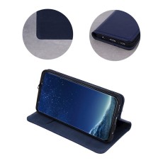 Genuine Leather Smart Pro for iPhone 16 Pro 6,3" navy blue